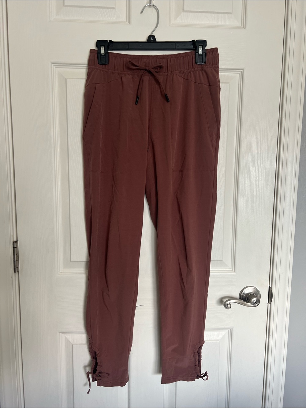 Prana Women's Track Joggers in Rusty Rose